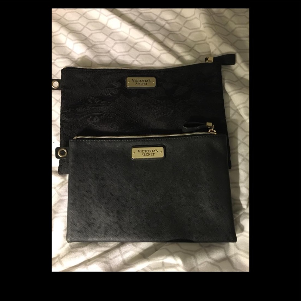 2 Victorias Secret makeup bags
